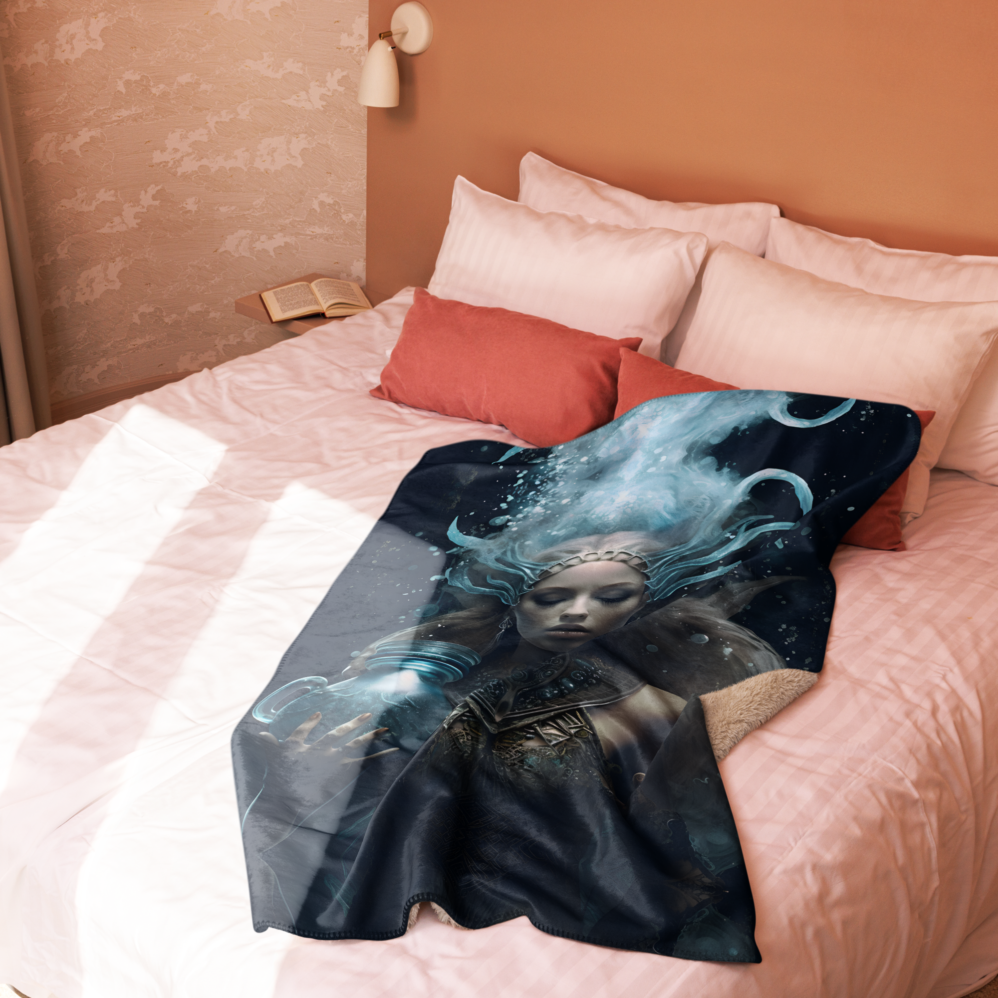 Aquarius Sherpa Blanket