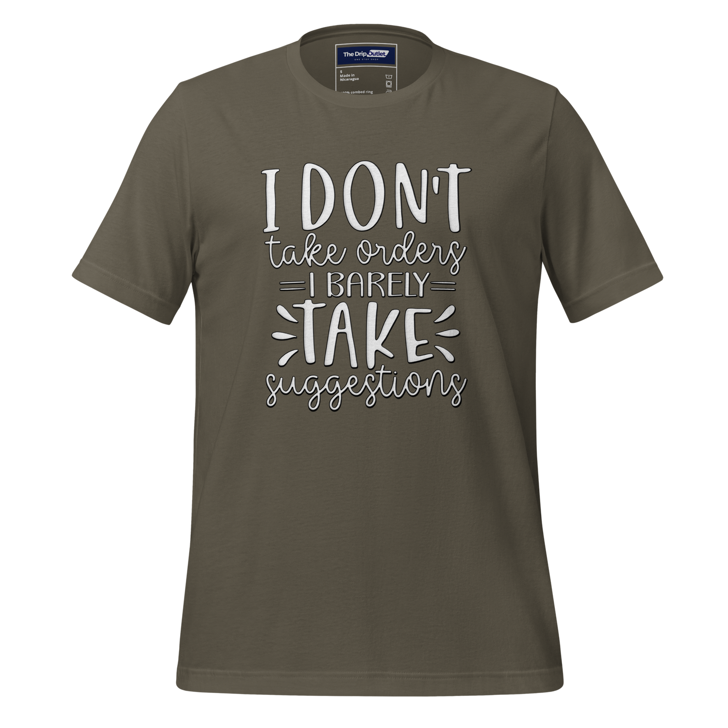 A Crew Neck T-Shirt with Text - "I Don&