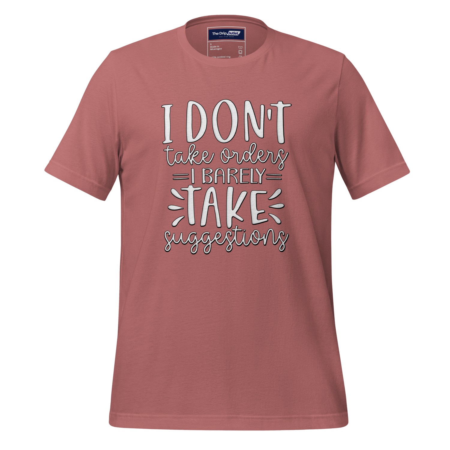 A Crew Neck T-Shirt with Text - "I Don&