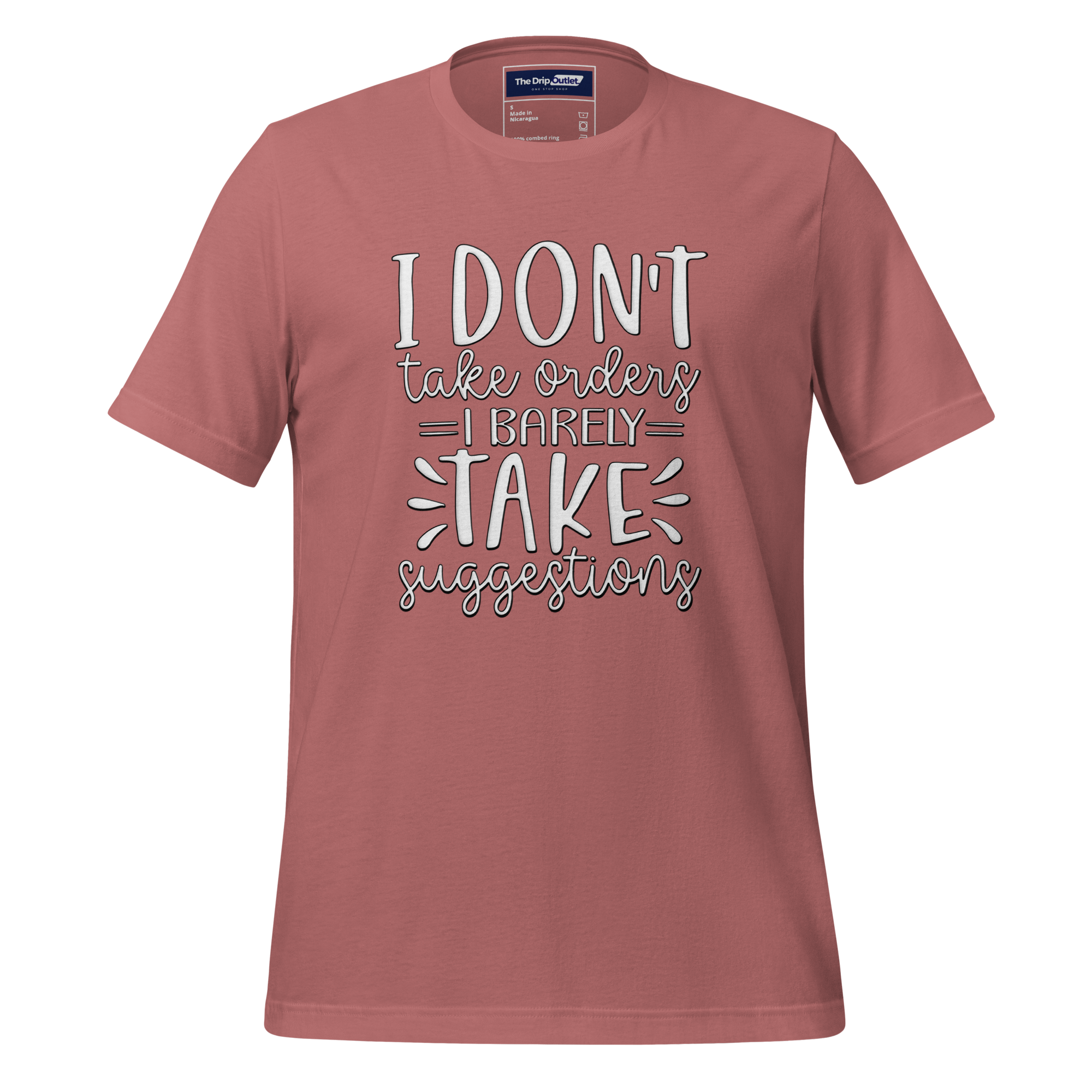 A Crew Neck T-Shirt with Text - "I Don&