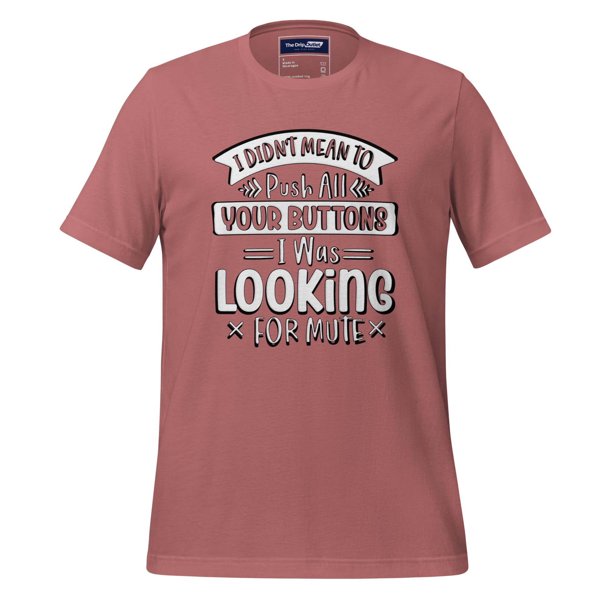 A Crew Neck T-Shirt with Text - "I Didn&