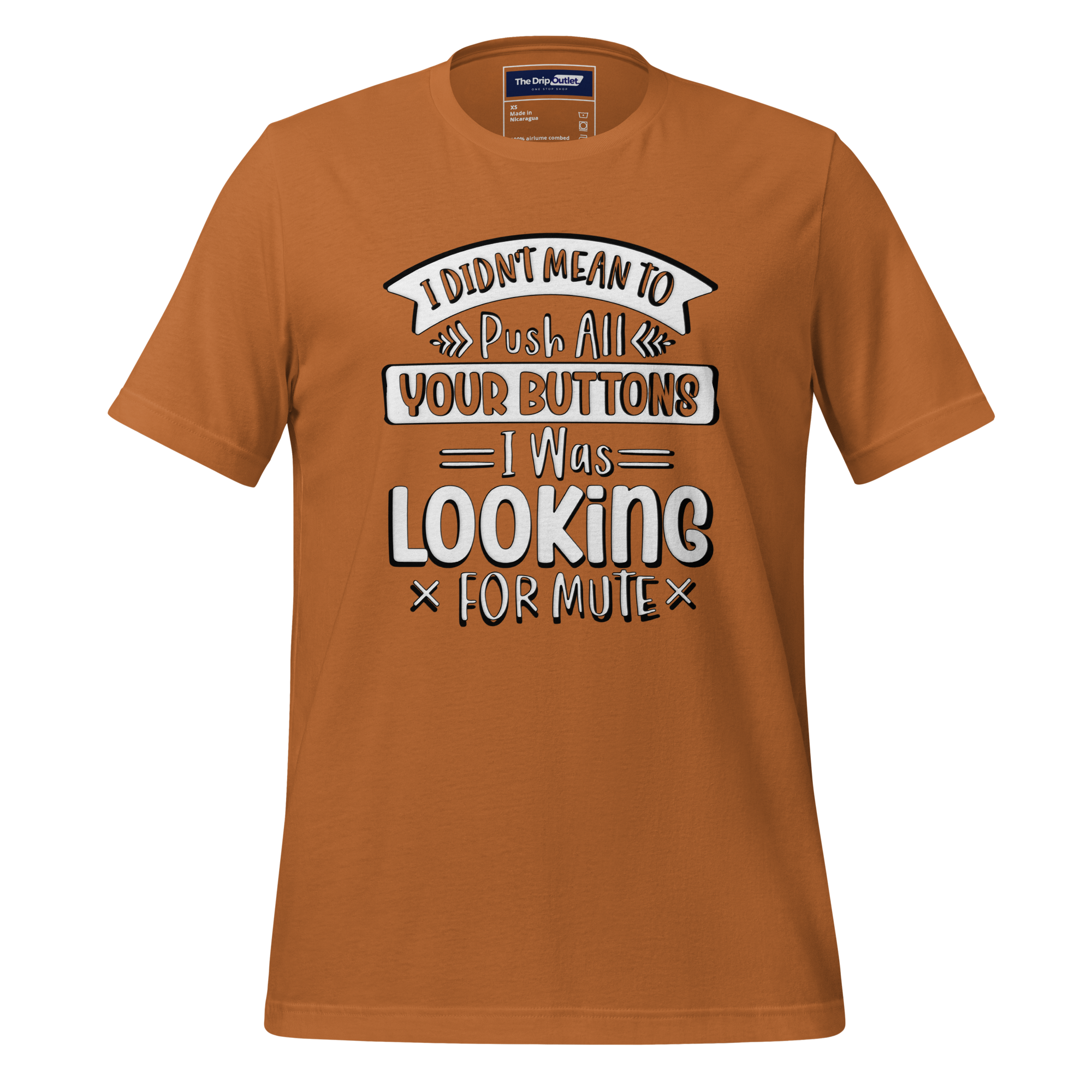 A Crew Neck T-Shirt with Text - "I Didn&