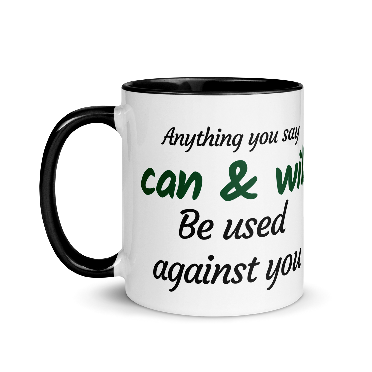 Anything You Say Can & Will Be Used Against You