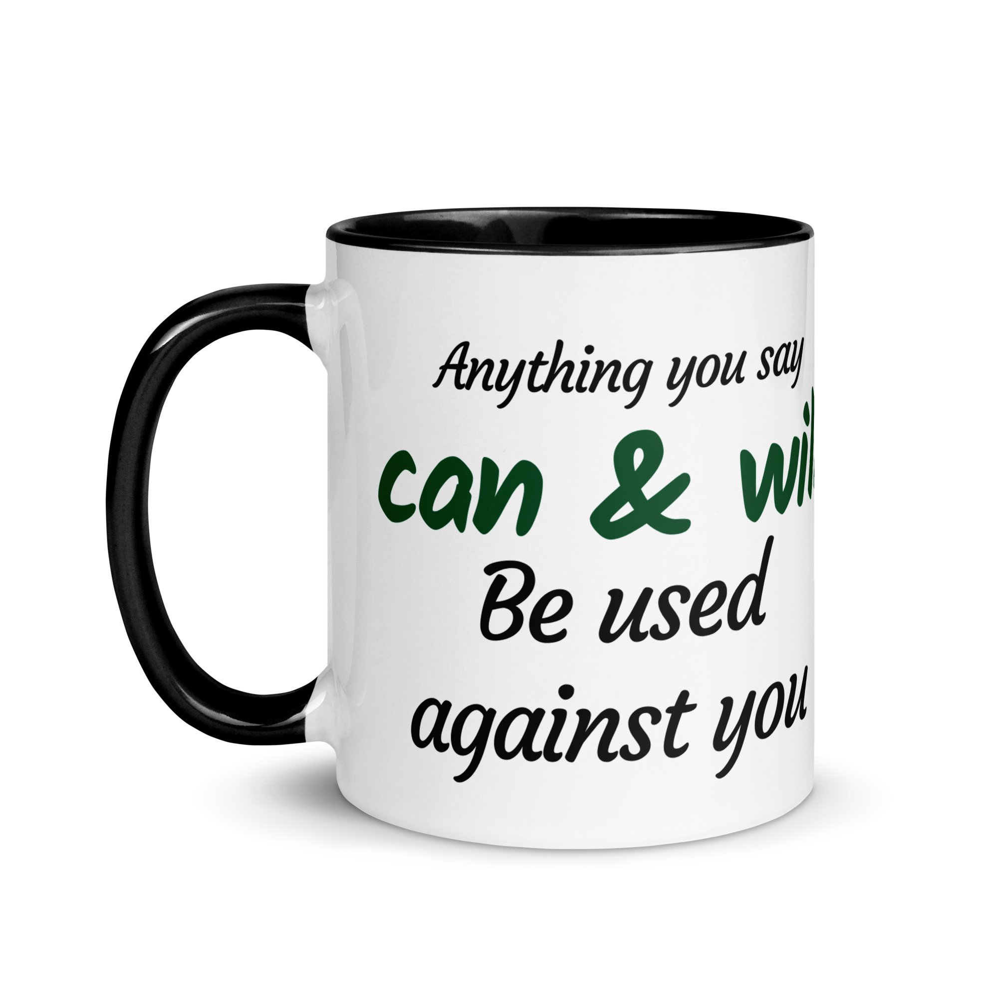 Anything You Say Can & Will Be Used Against You
