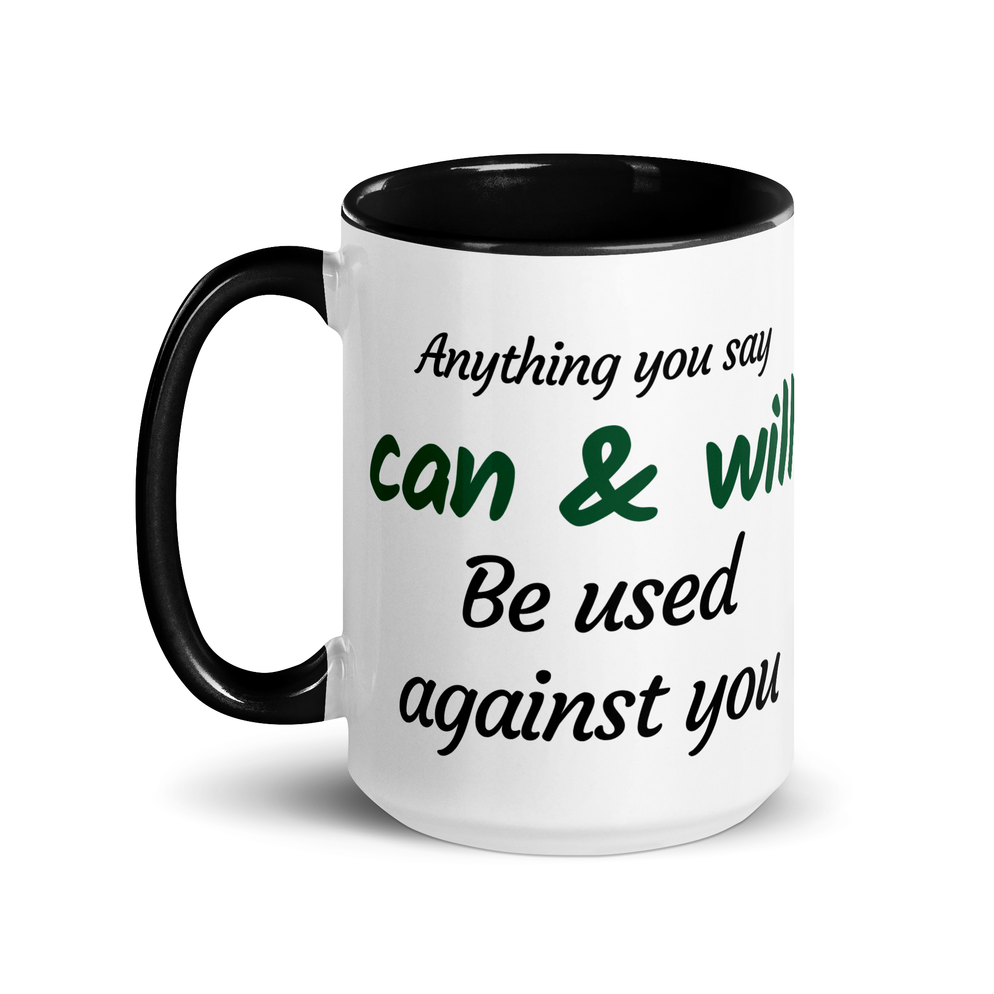 Anything You Say Can & Will Be Used Against You