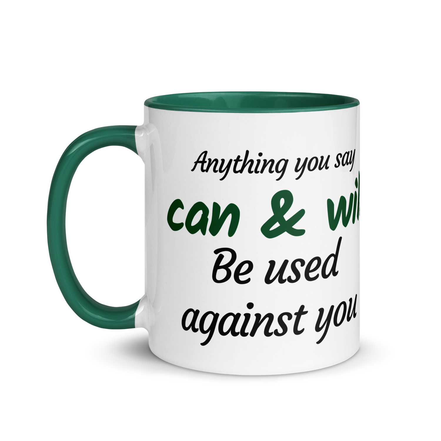 Anything You Say Can & Will Be Used Against You