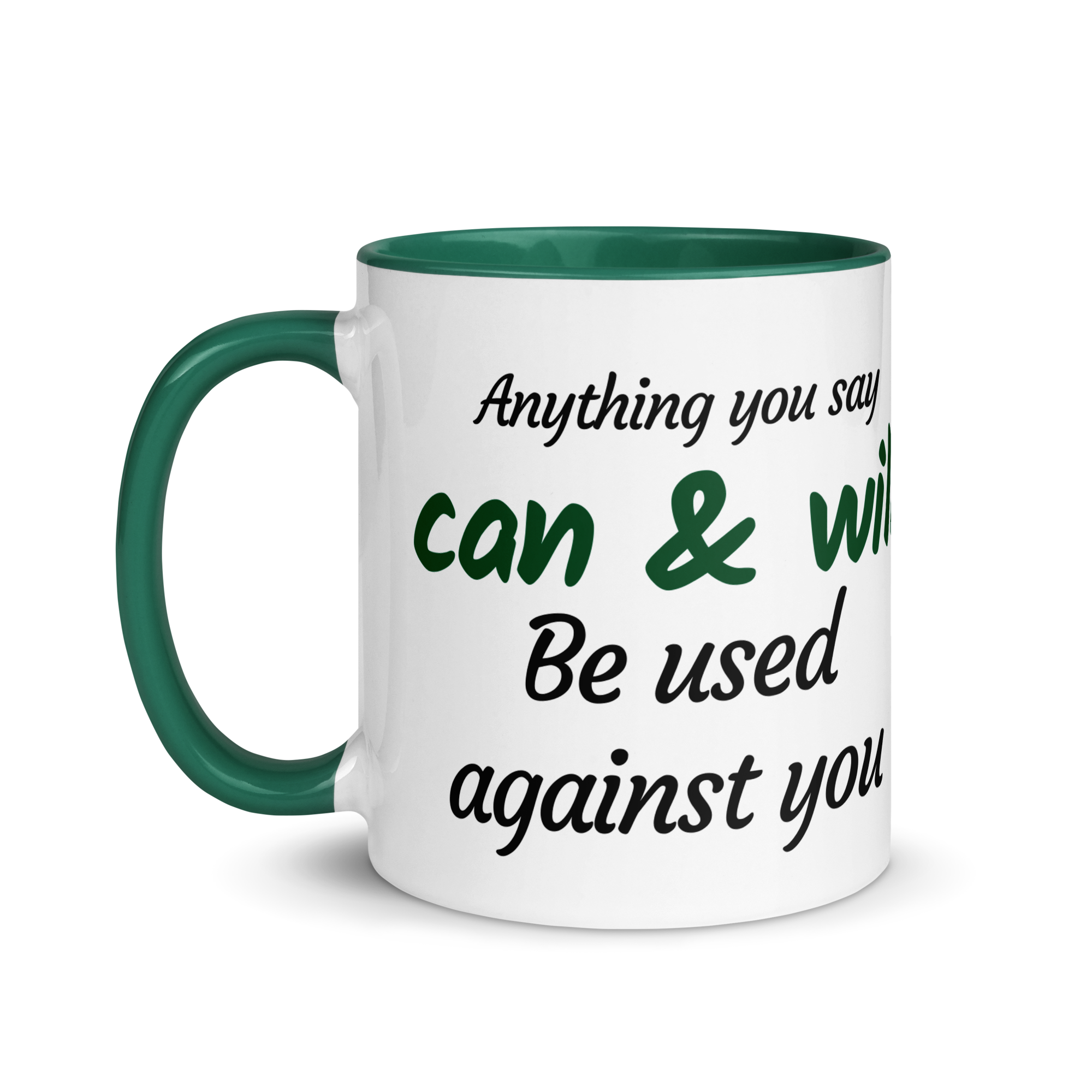 Anything You Say Can & Will Be Used Against You