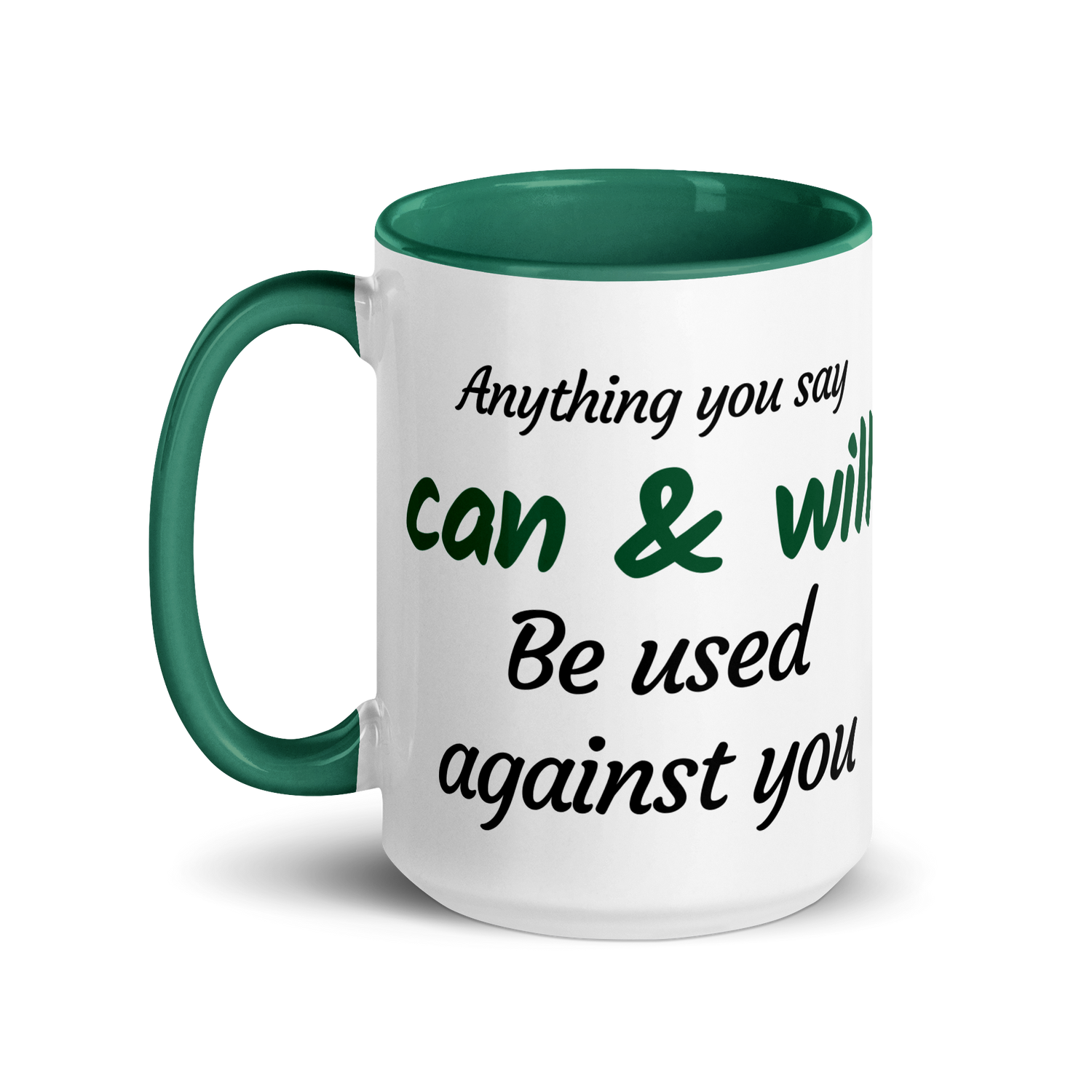 Anything You Say Can & Will Be Used Against You