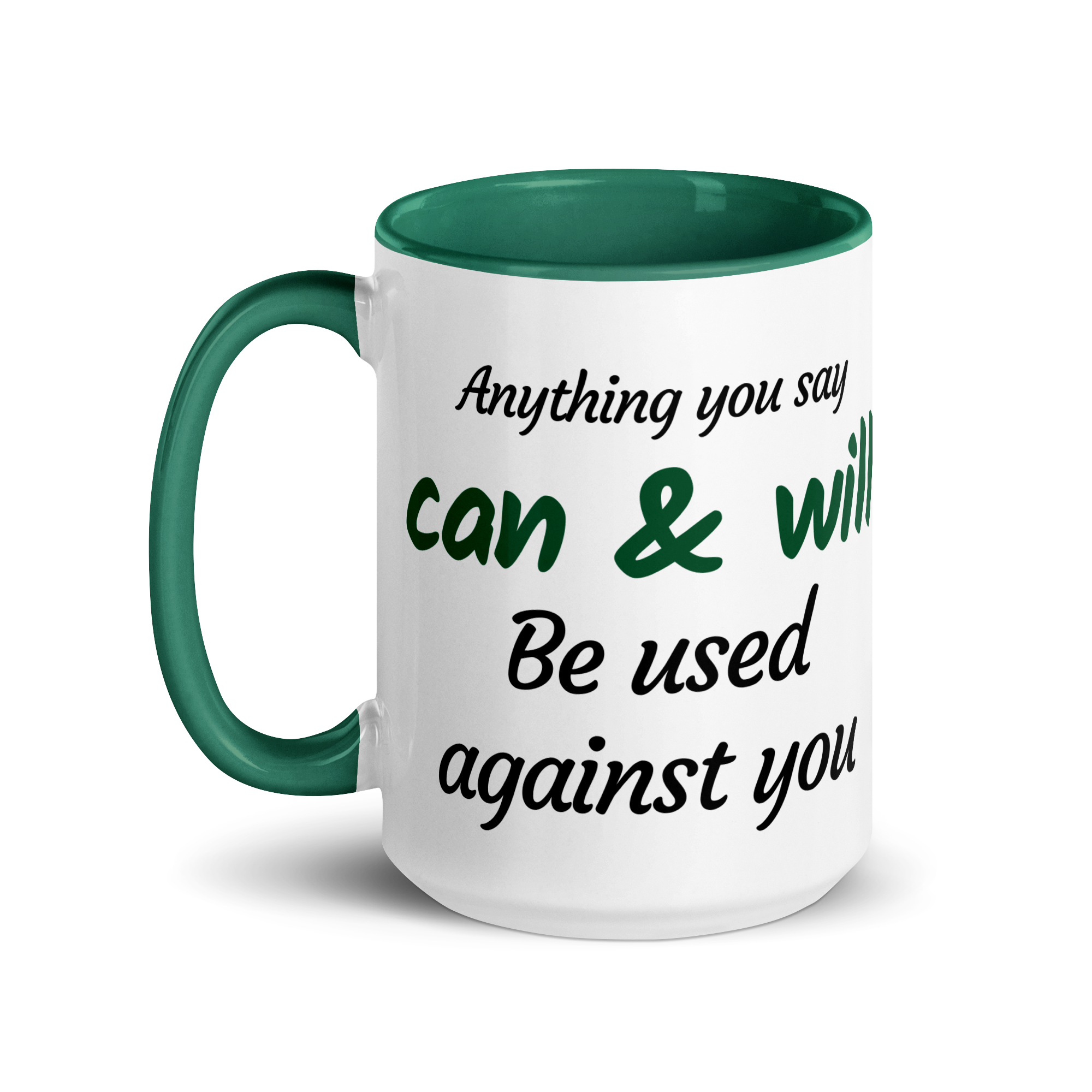 Anything You Say Can & Will Be Used Against You