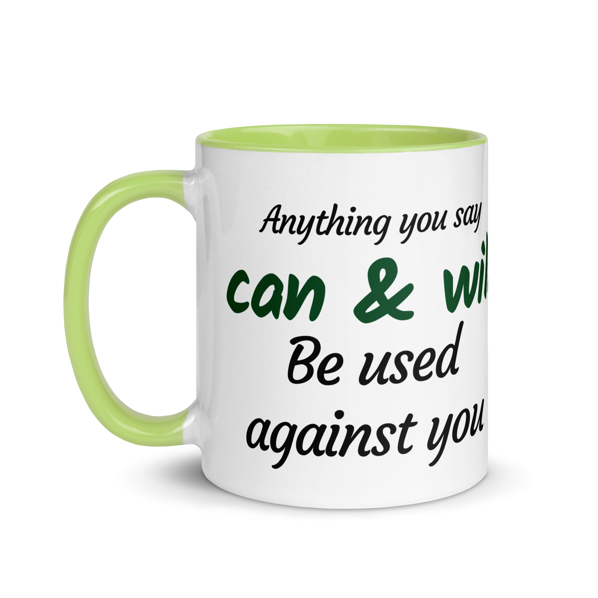 Anything You Say Can & Will Be Used Against You