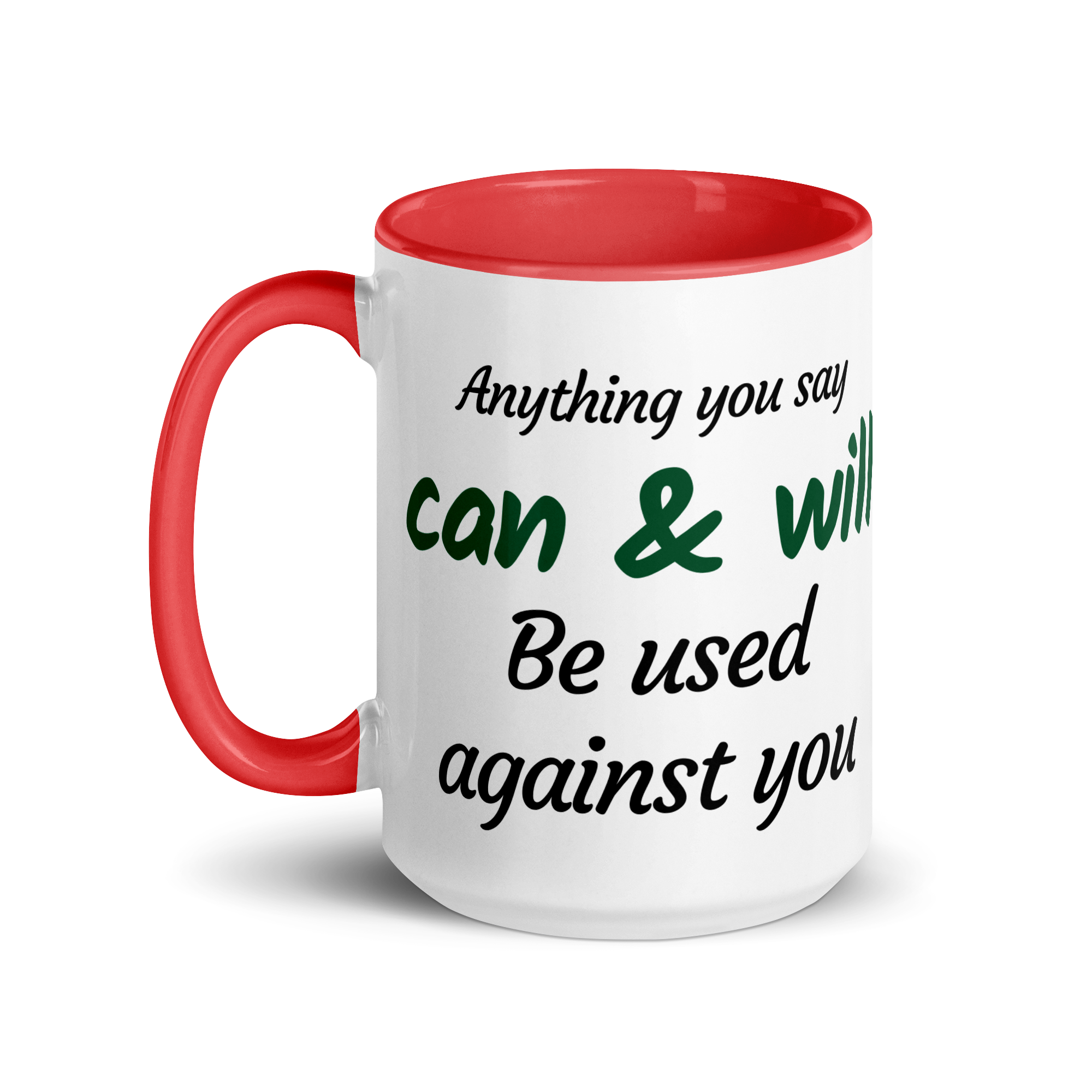 Anything You Say Can & Will Be Used Against You