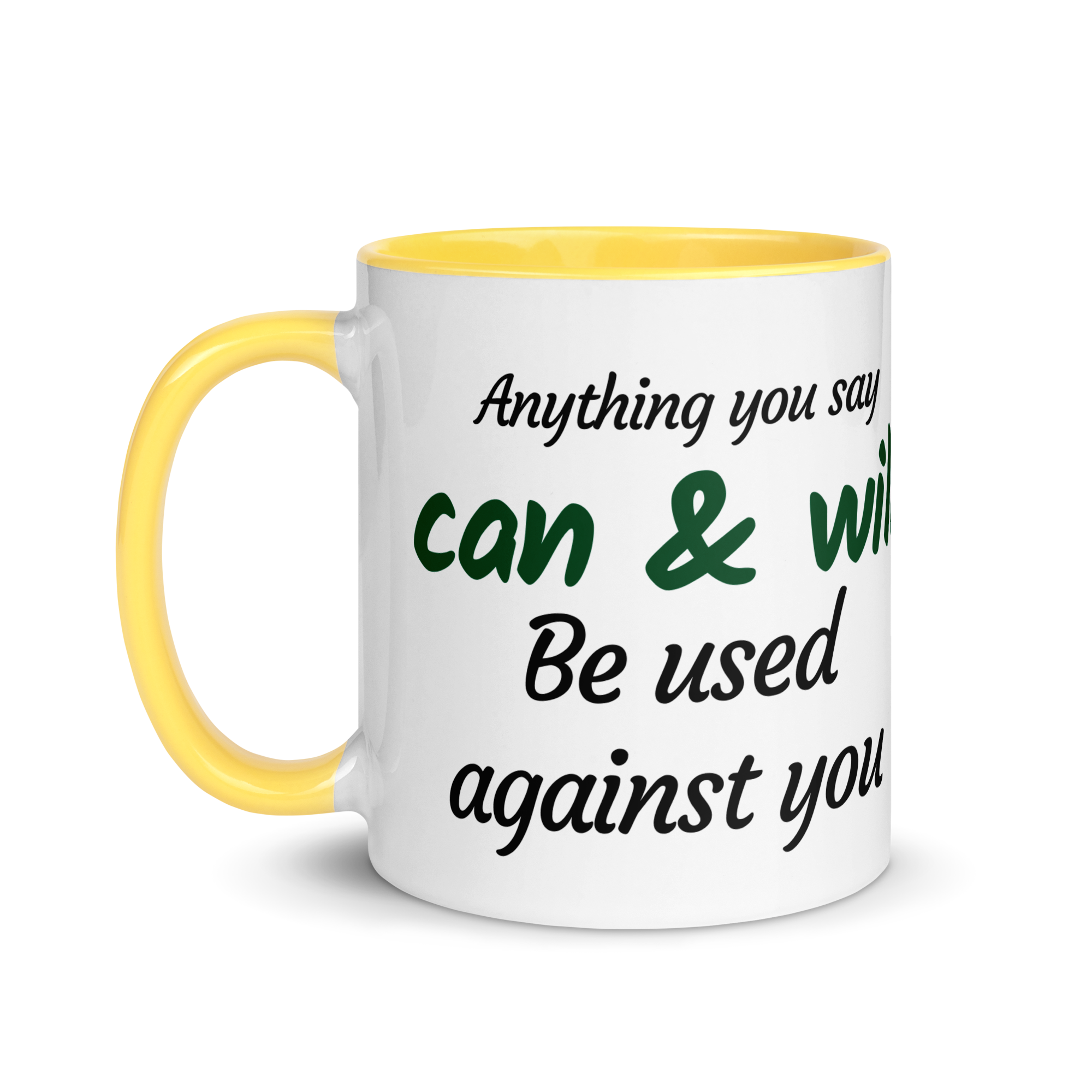 Anything You Say Can & Will Be Used Against You