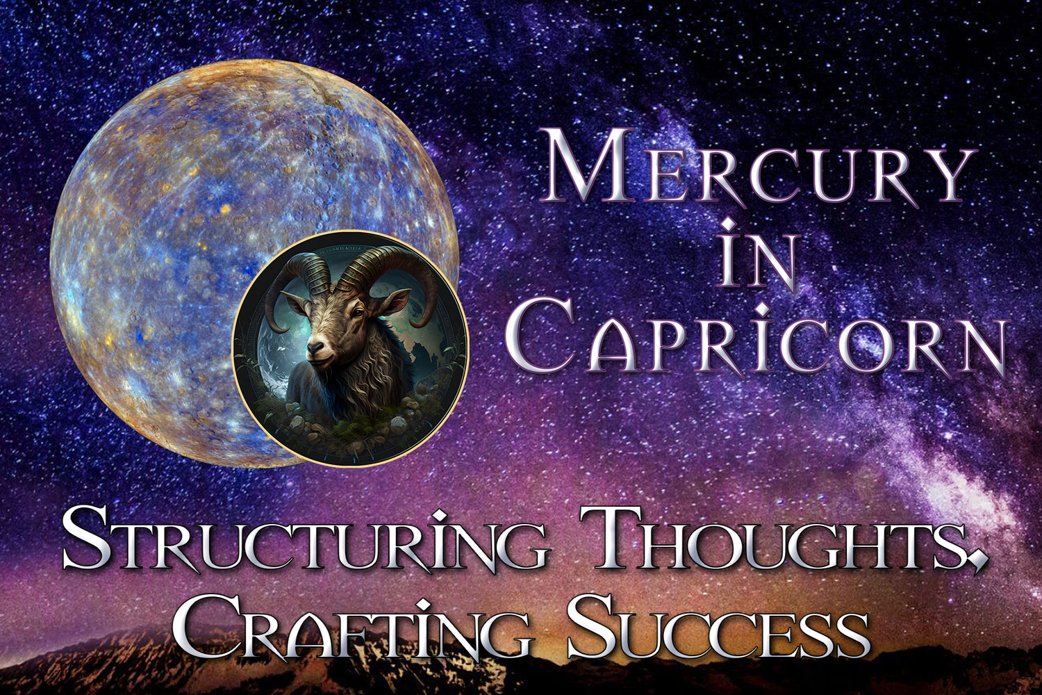 Mercury in Capricorn: Structuring Thoughts, Crafting Success