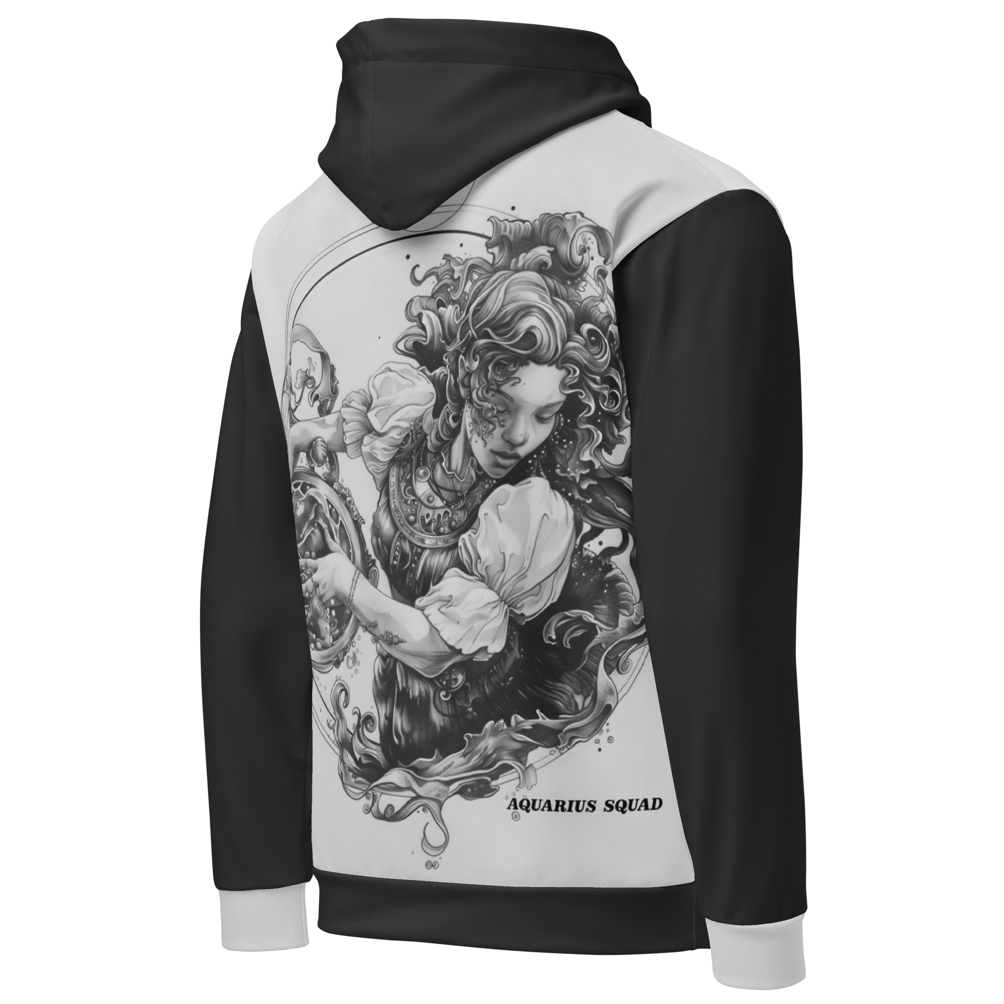 Aquarius Squad Hoodie - &quot;Art Pieces&quot; Collection