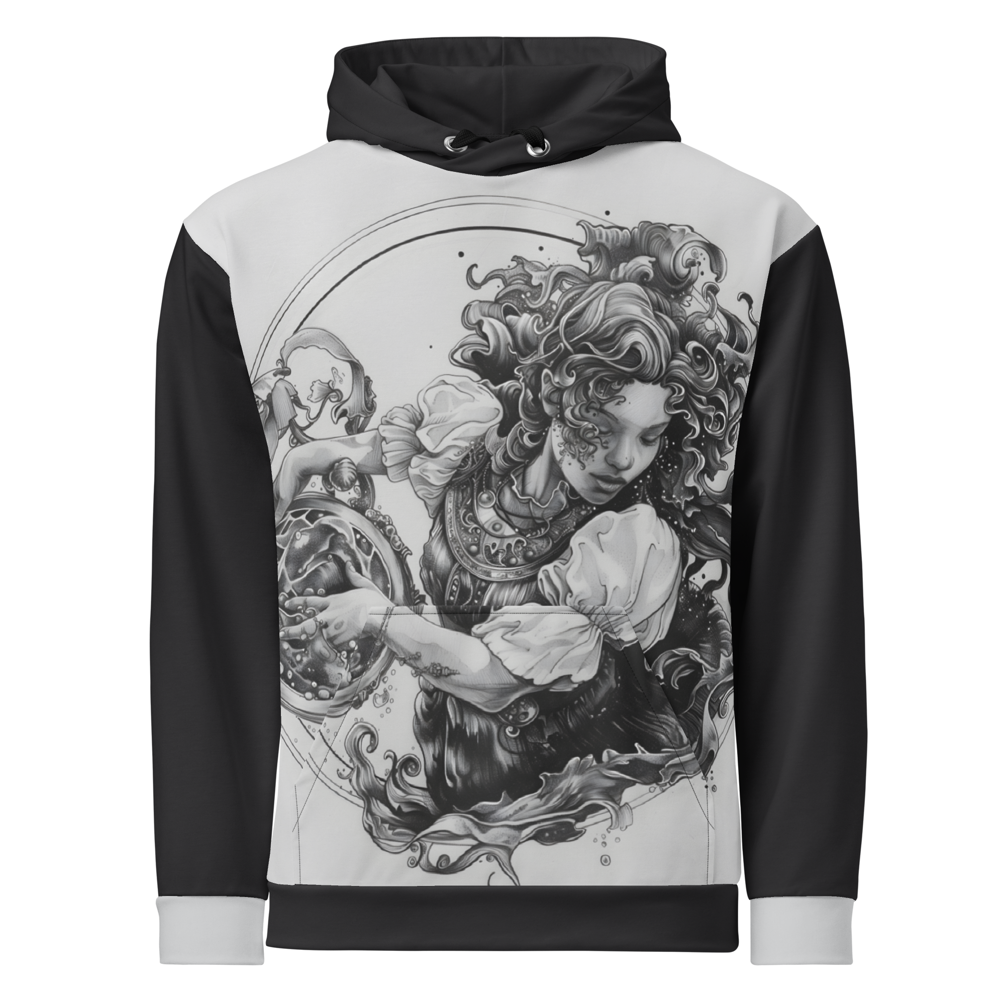 Aquarius Squad Hoodie - &quot;Art Pieces&quot; Collection