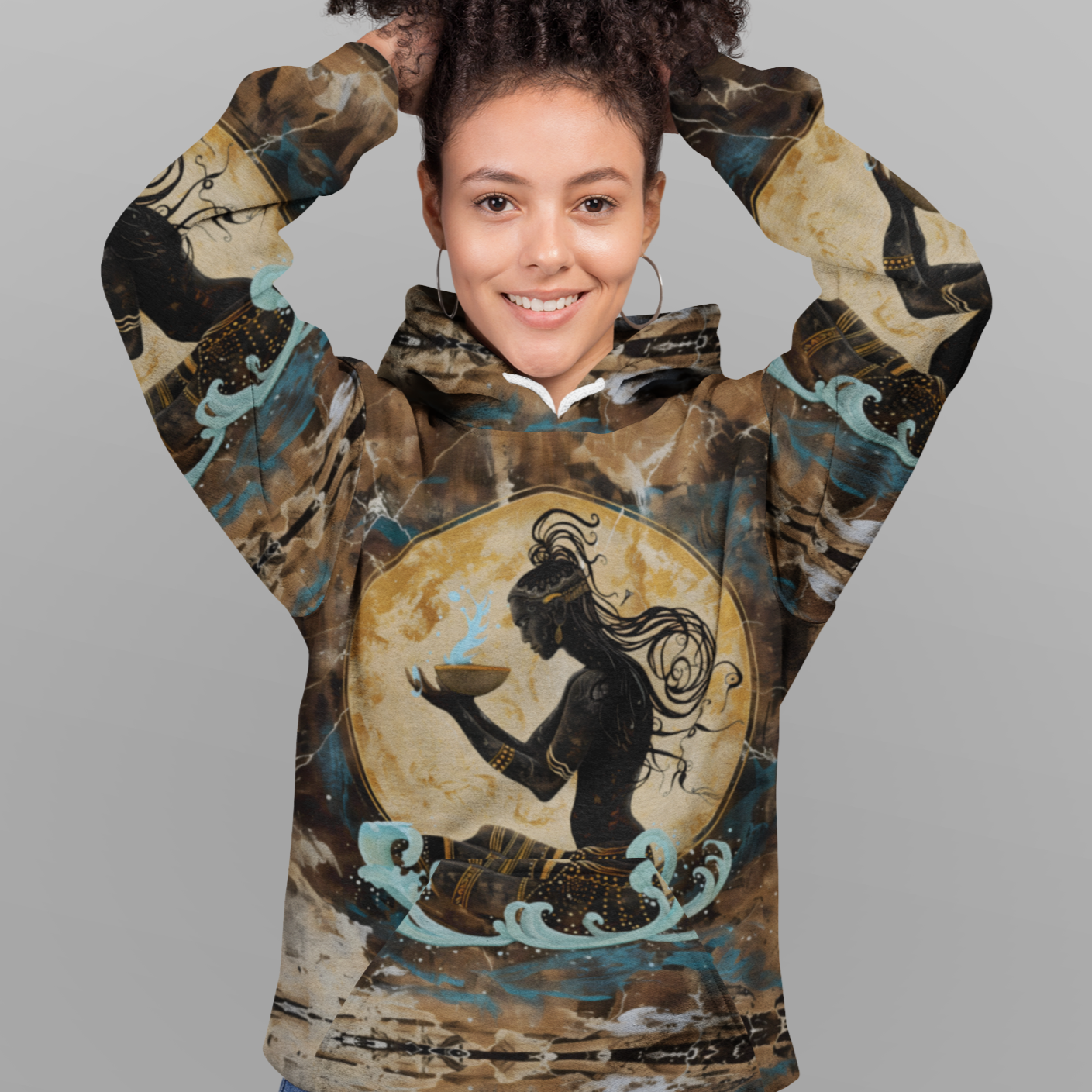 Aquarius Squad Hoodie - &quot;Art Pieces&quot; Collection