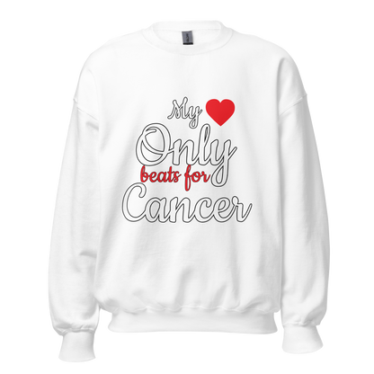 Heart Beat Valentine Zodiac Sweater - White