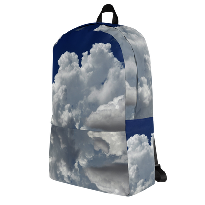 Backpack Featuring Mostly Clouds - Right Side