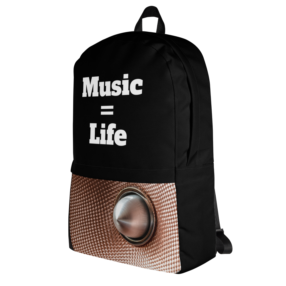 Music = Life Backpack