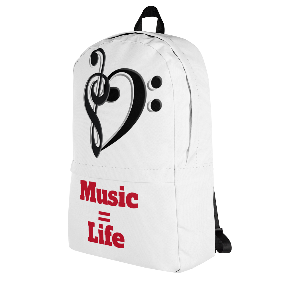 Music = Life Backpack