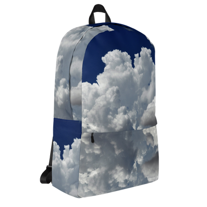 Backpack Featuring Mostly Clouds - Left Side