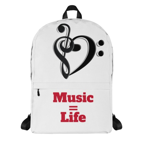 Music = Life Backpack