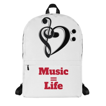 Music = Life Backpack