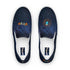 Top View of Galaxy Canvas Slip-On Shoes, Virgo