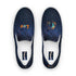 Top View of Galaxy Canvas Slip-On Shoes, Leo