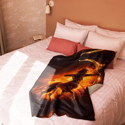 Sagittarius Sherpa Blanket