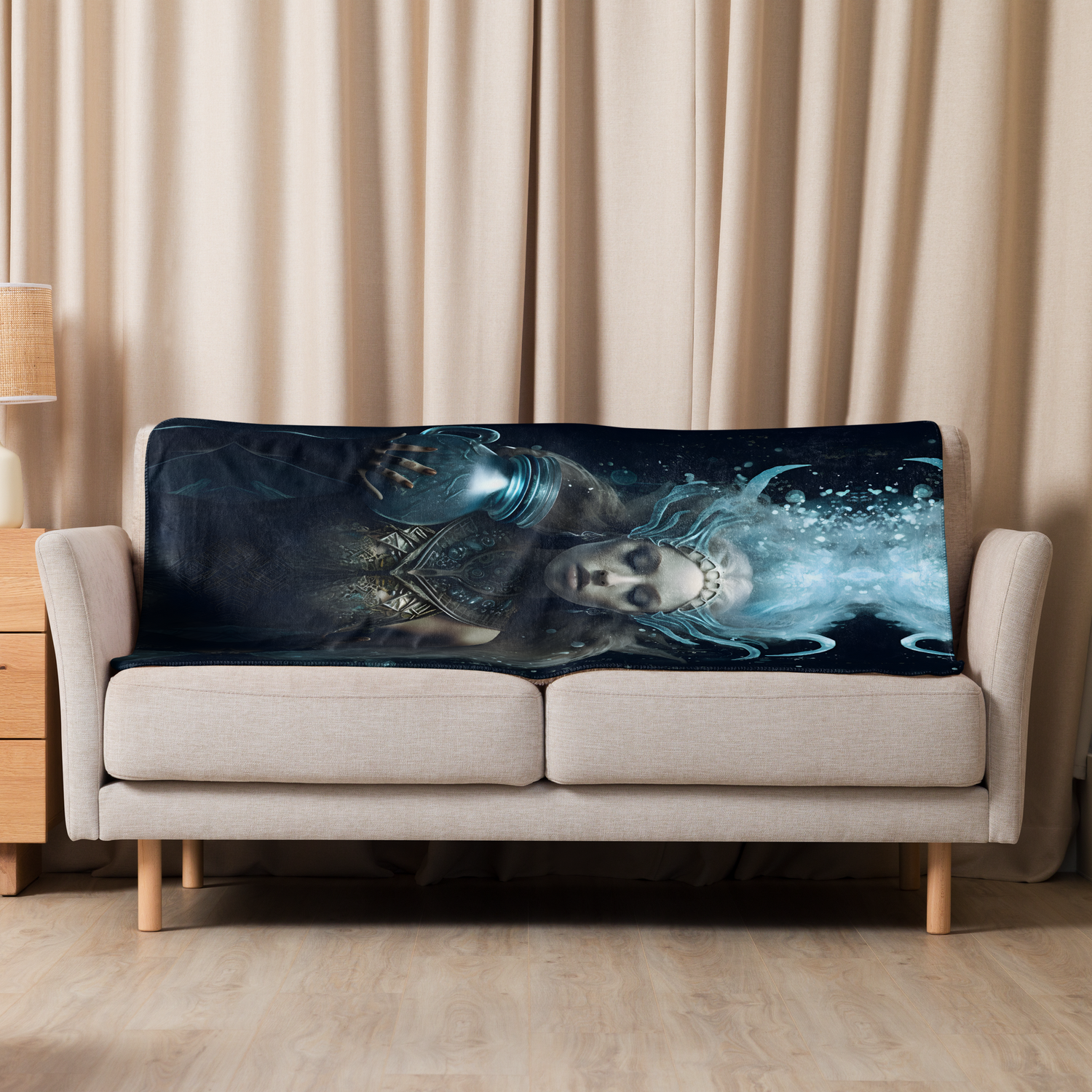 Aquarius Sherpa Blanket