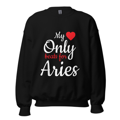 Heart Beat Valentine Zodiac Sweater - Black