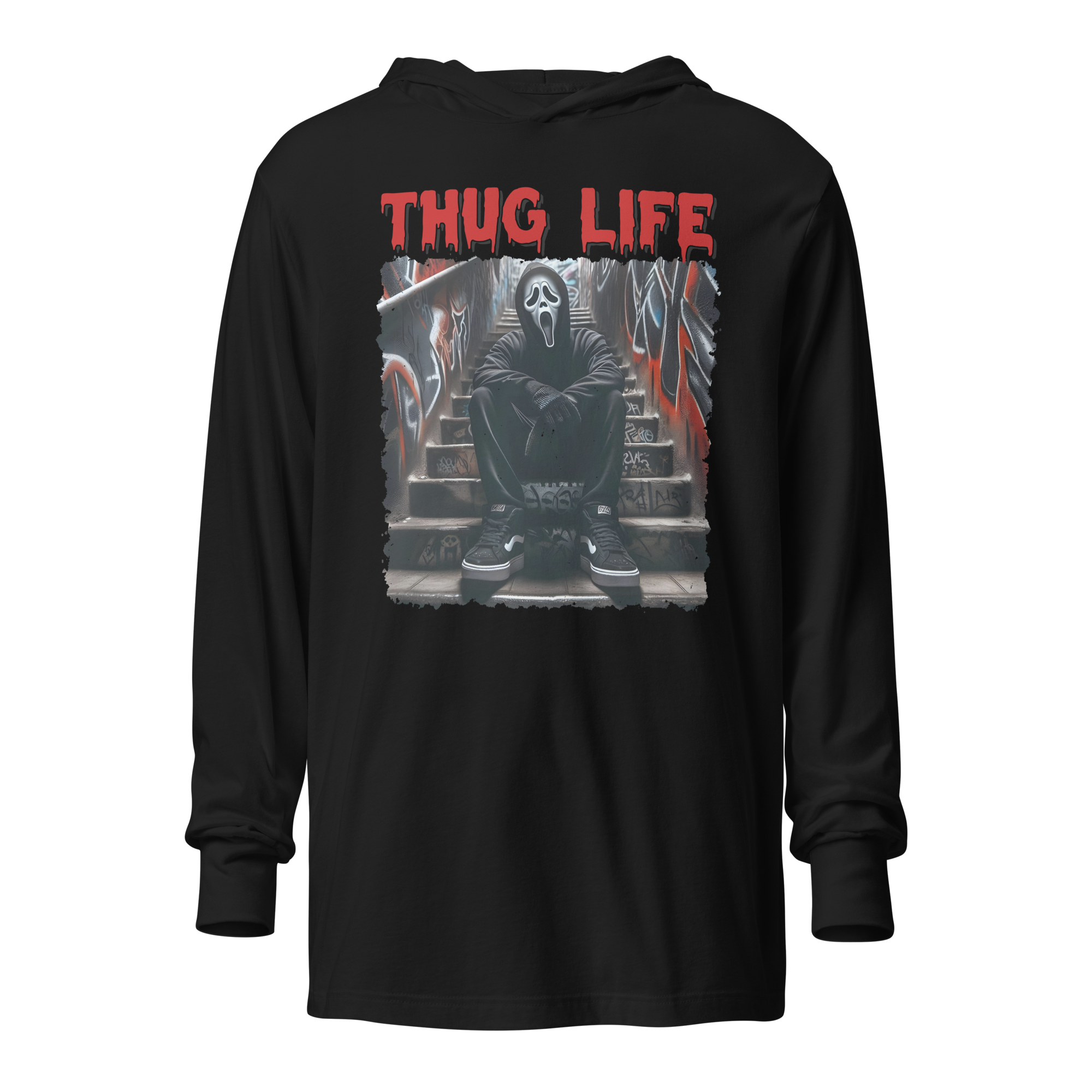 Thug Life_Scream Hoodie Tee