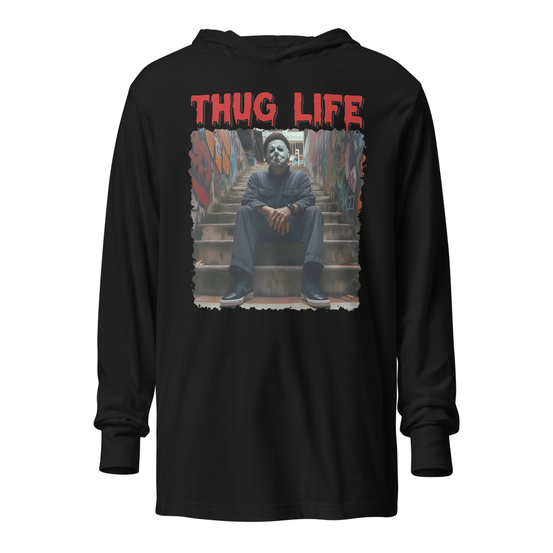 Thug Life Michael Myers Hoodie Tee