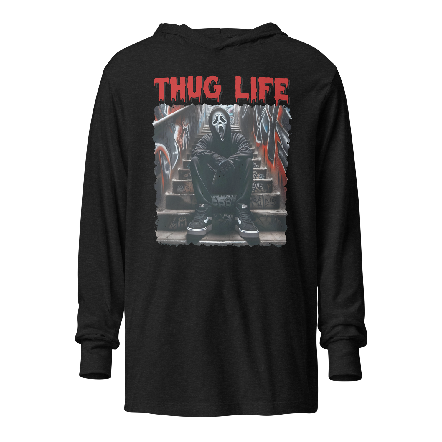 Thug Life_Scream Hoodie Tee