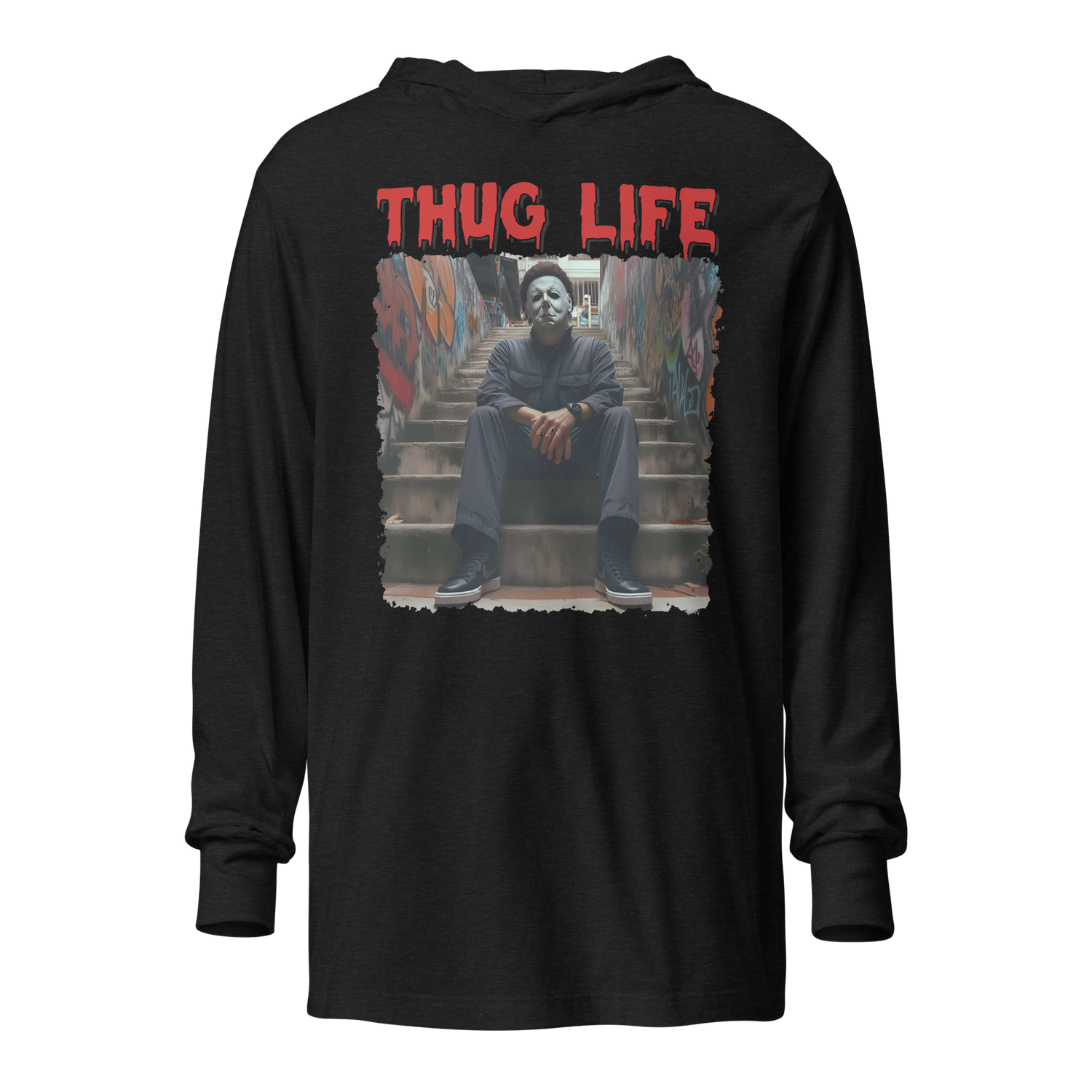 Thug Life Michael Myers Hoodie Tee