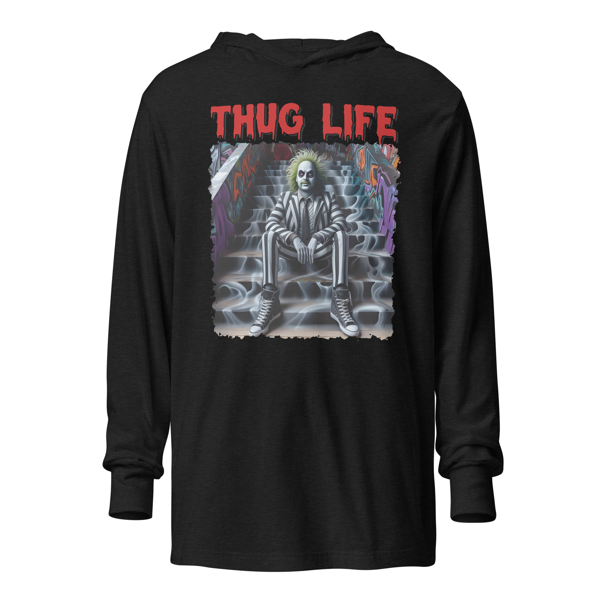 Thug Life Beetlejuice Hoodie Tee