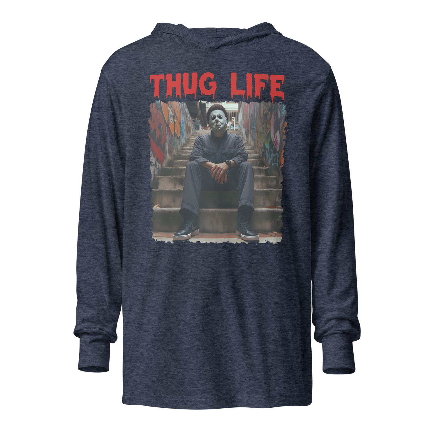 Thug Life Michael Myers Hoodie Tee