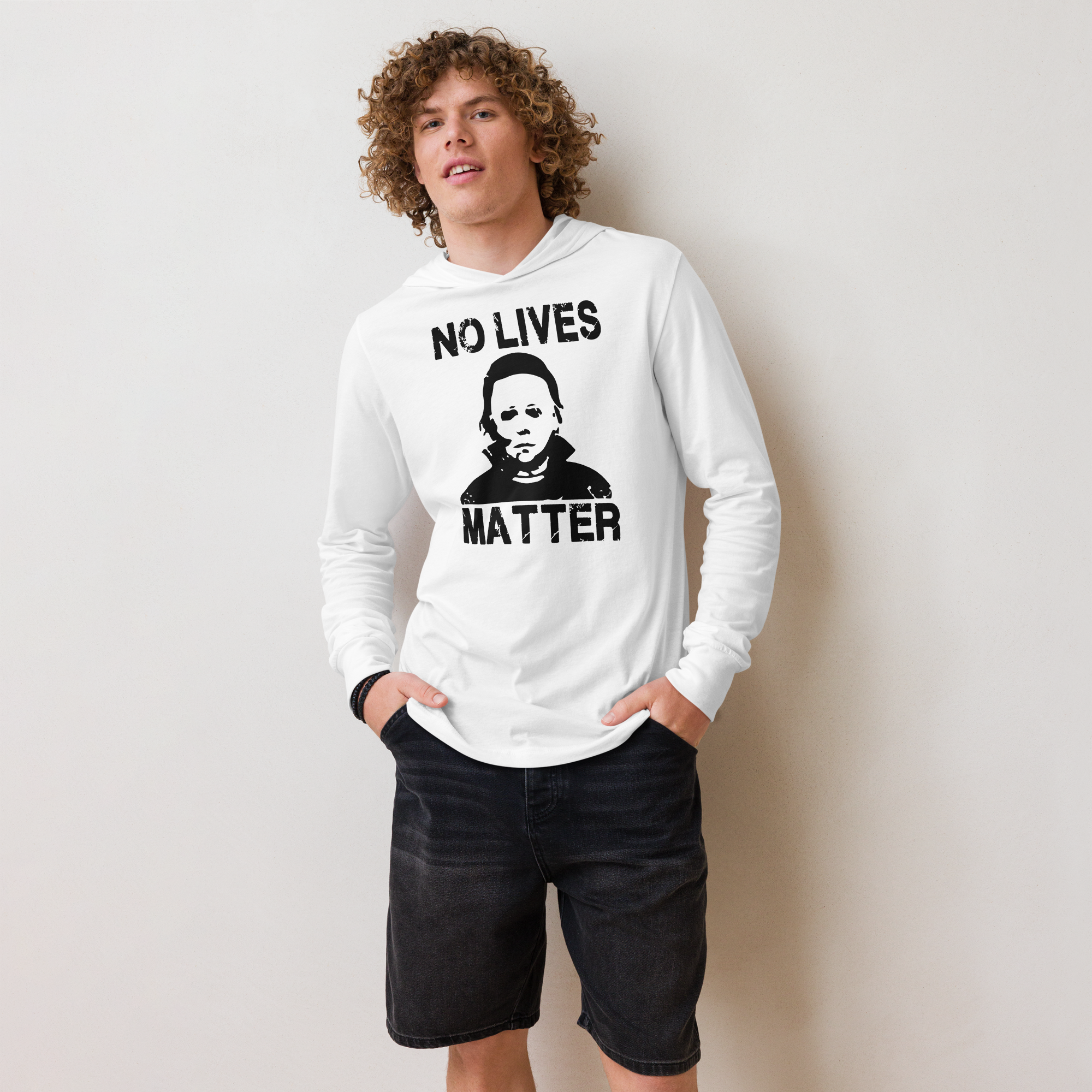 No Lives Matter Hoodie Tee - The Mask