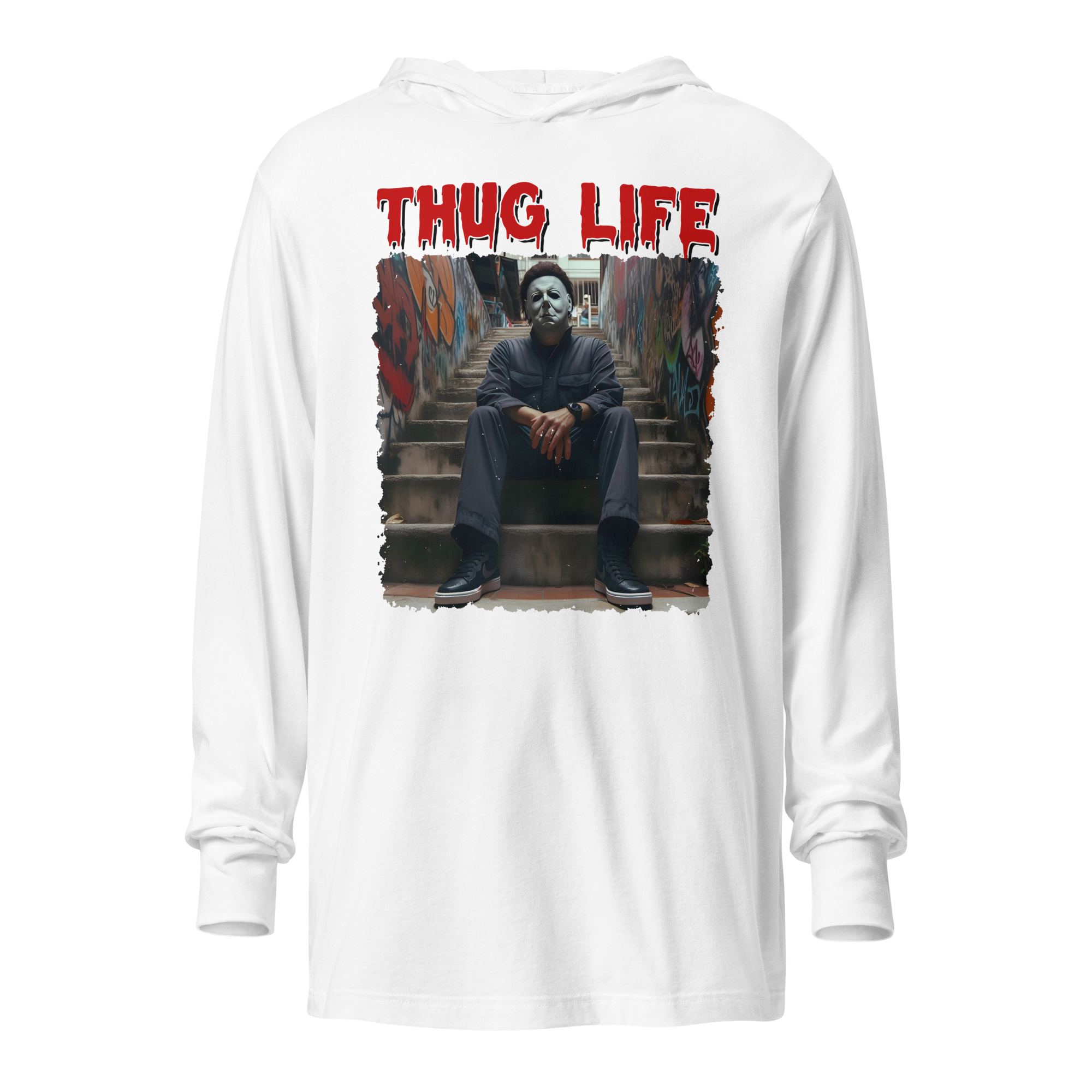 Thug Life Michael Myers Hoodie Tee