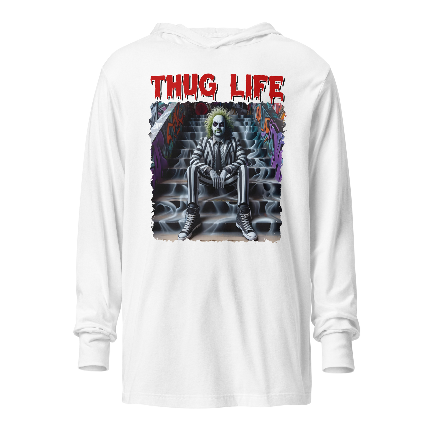 Thug Life Beetlejuice Hoodie Tee