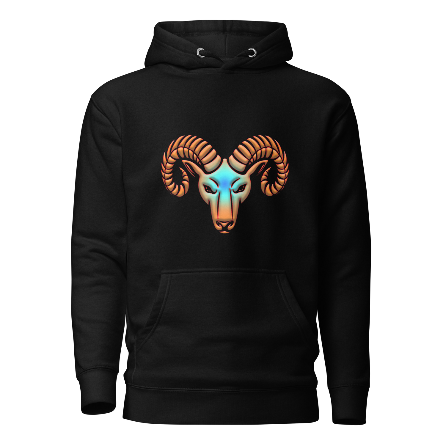 Black Hoodie, Aries Symbol