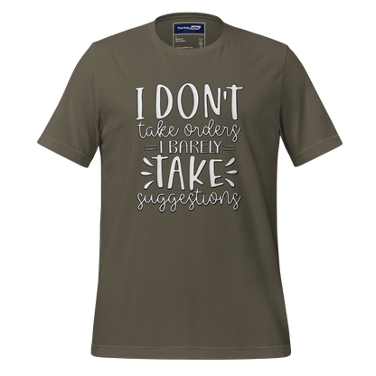 A Crew Neck T-Shirt with Text - &quot;I Don&