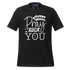 A Crew Neck T-Shirt with Text - "Imma Pray For You" - Heather Black