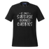 A Crew Neck T-Shirt with Text - "If Only Sarcasm Burned Calories" - Heather Black