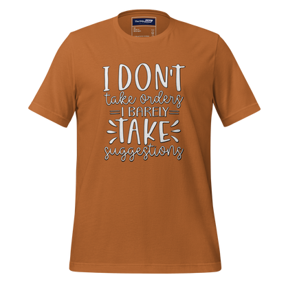 A Crew Neck T-Shirt with Text - &quot;I Don&