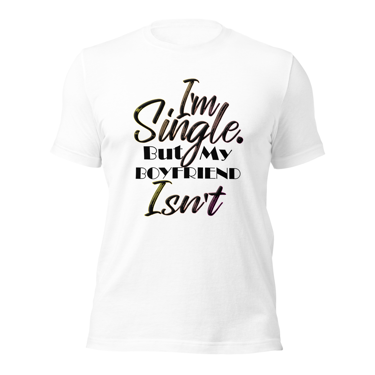 White T-Shirt With Text, &quot;I&