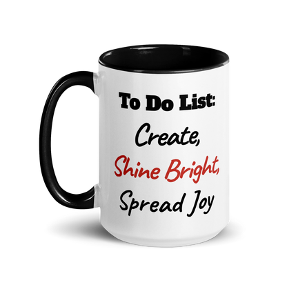 Create, Shine Bright, Spread Joy