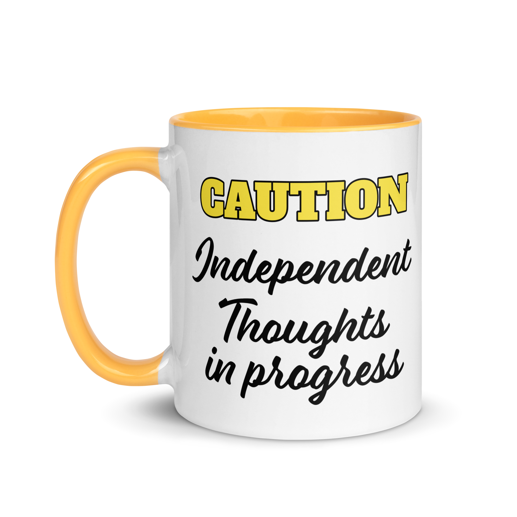 Caution: Independent Thoughts in Progress