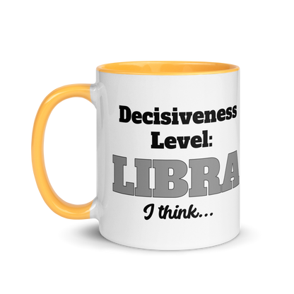 Decisiveness Level: Libra....I Think